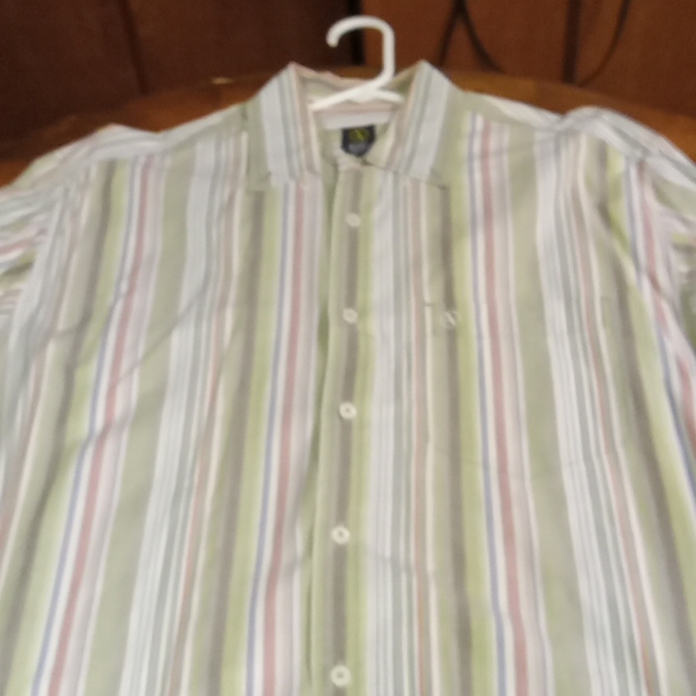 Angle button up long sleeve